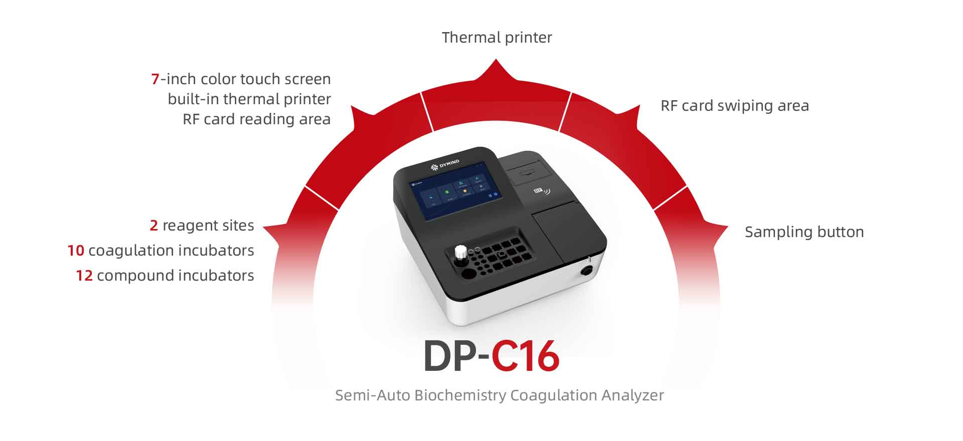 Semi-Auto Biochemistry Coagulation Analyzer